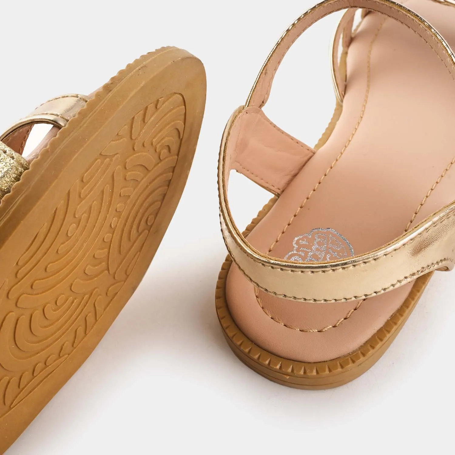 Girls Sandals 1031-3-Golden