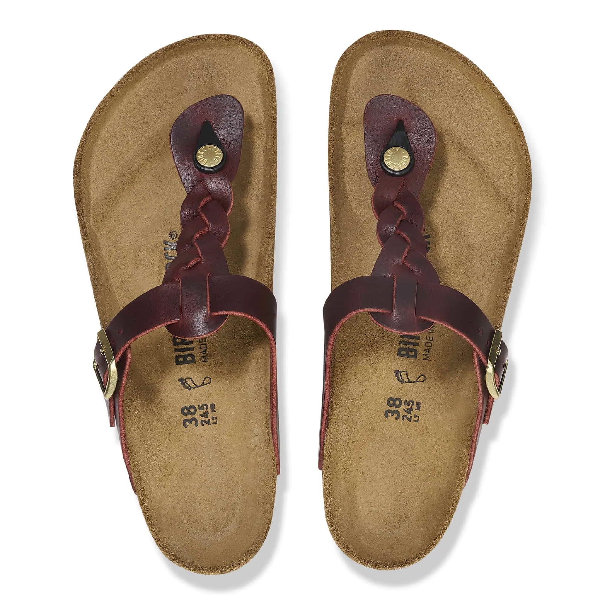Gizeh Braided Waxy Leather