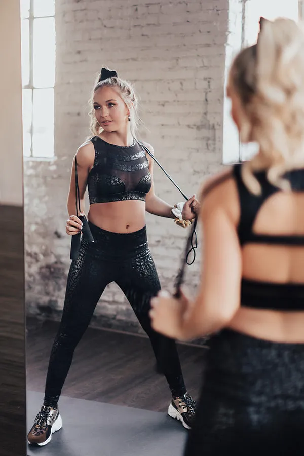 Gym Vibes Mesh Sports Bra