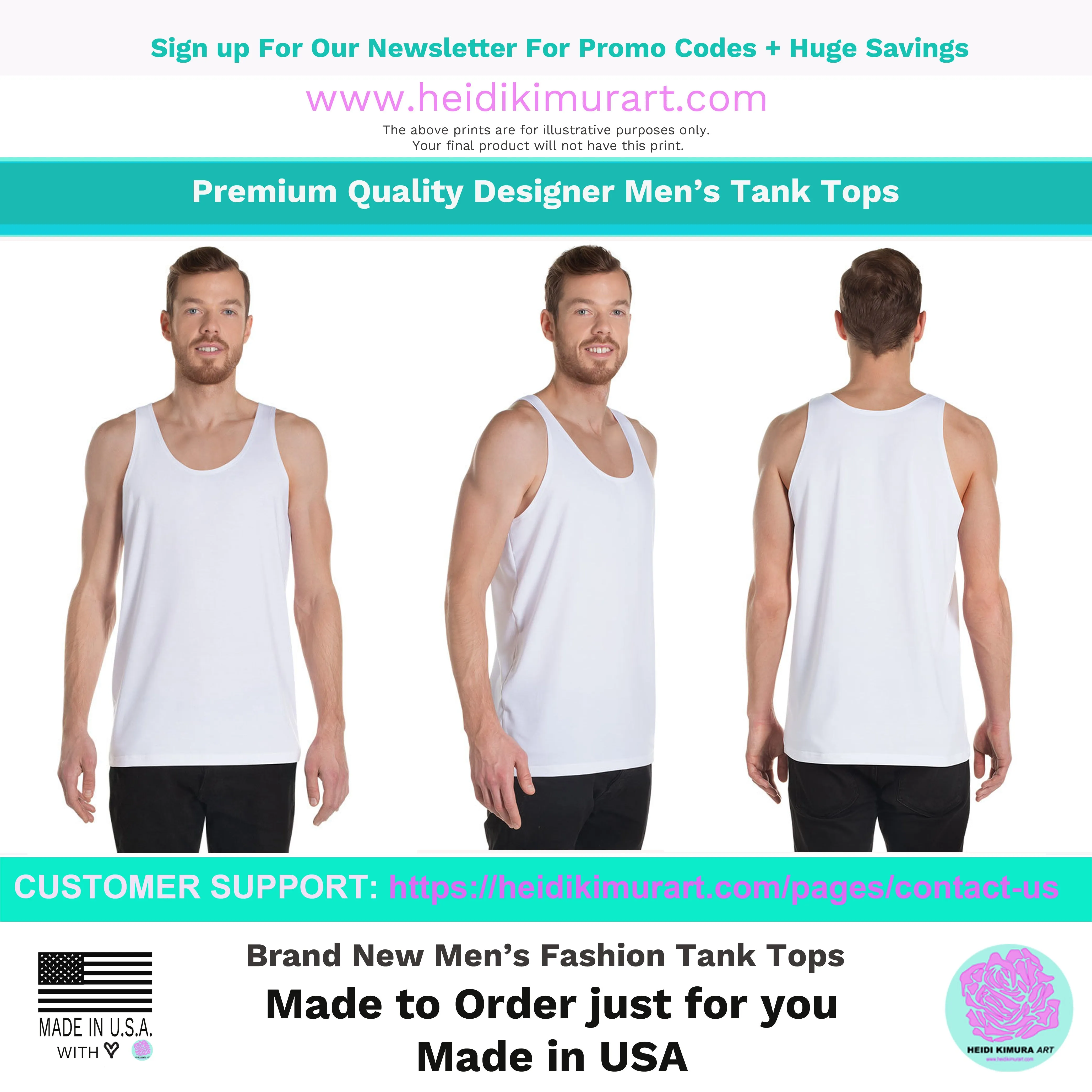 Hot Pink Leopard Men's Tank, Animal Print Mens Womens Unisex Premium Tank Top- Made in USA