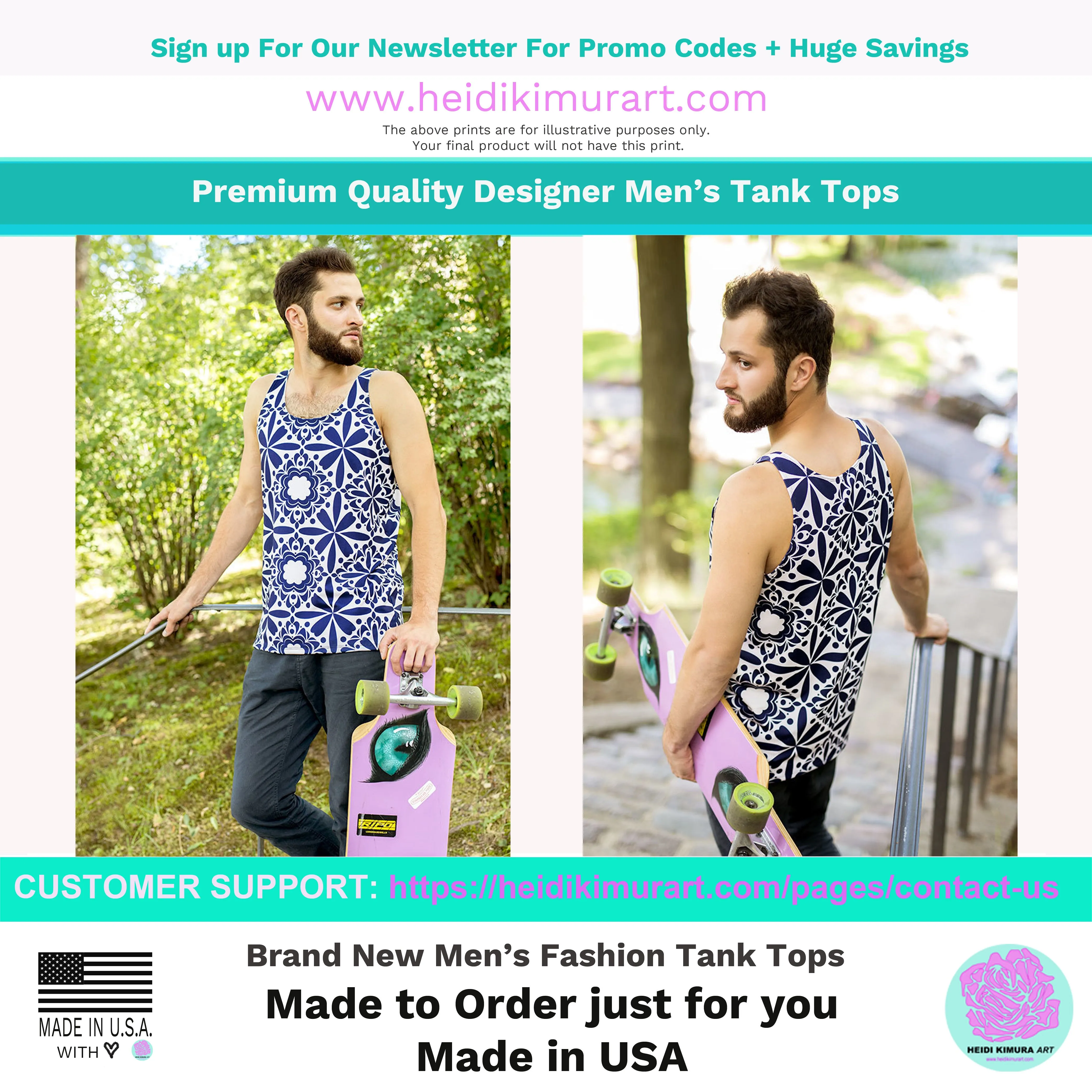 Hot Pink Leopard Men's Tank, Animal Print Mens Womens Unisex Premium Tank Top- Made in USA