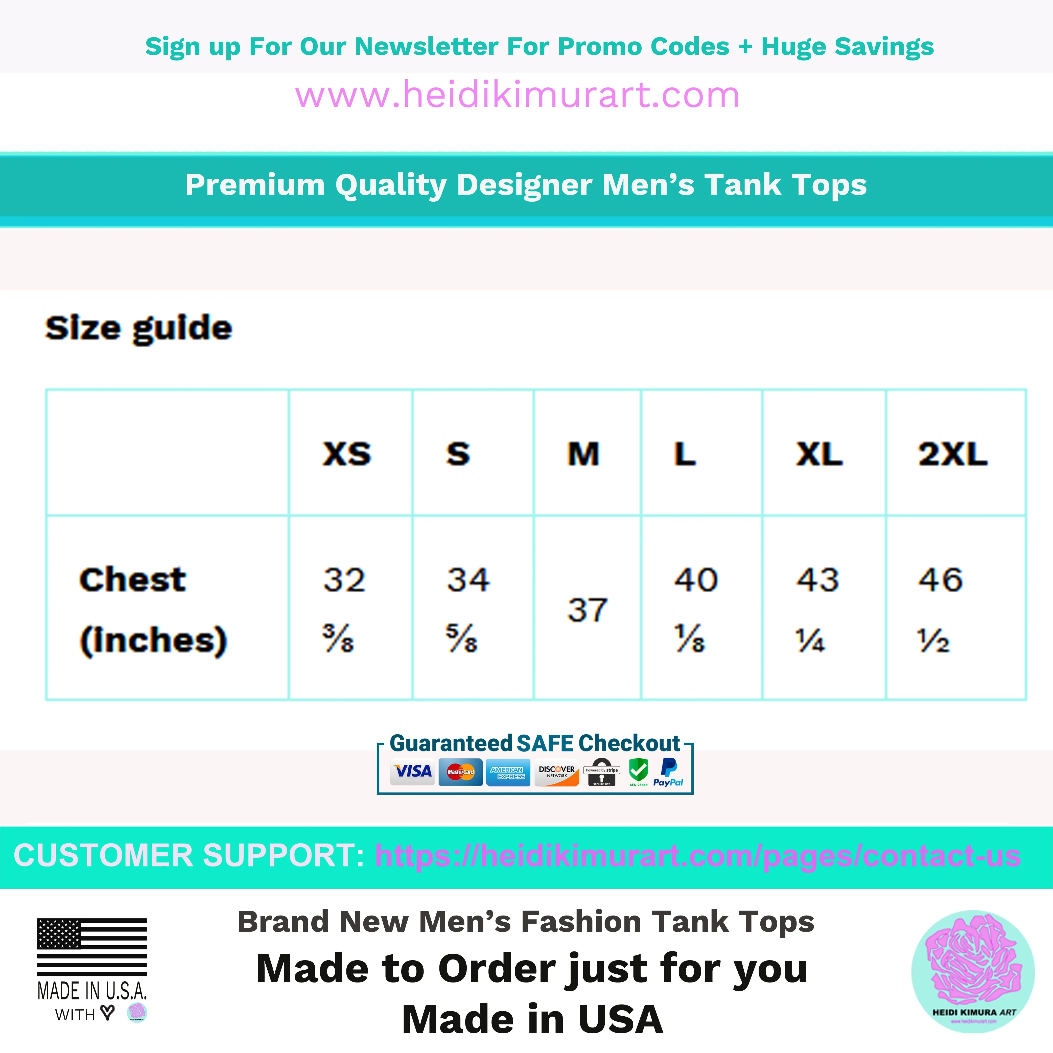 Hot Pink Leopard Men's Tank, Animal Print Mens Womens Unisex Premium Tank Top- Made in USA