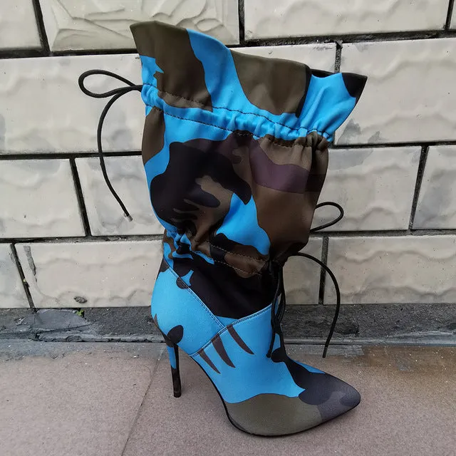 Kadence Drawstring Mid Ankle Boots - 5 Colors