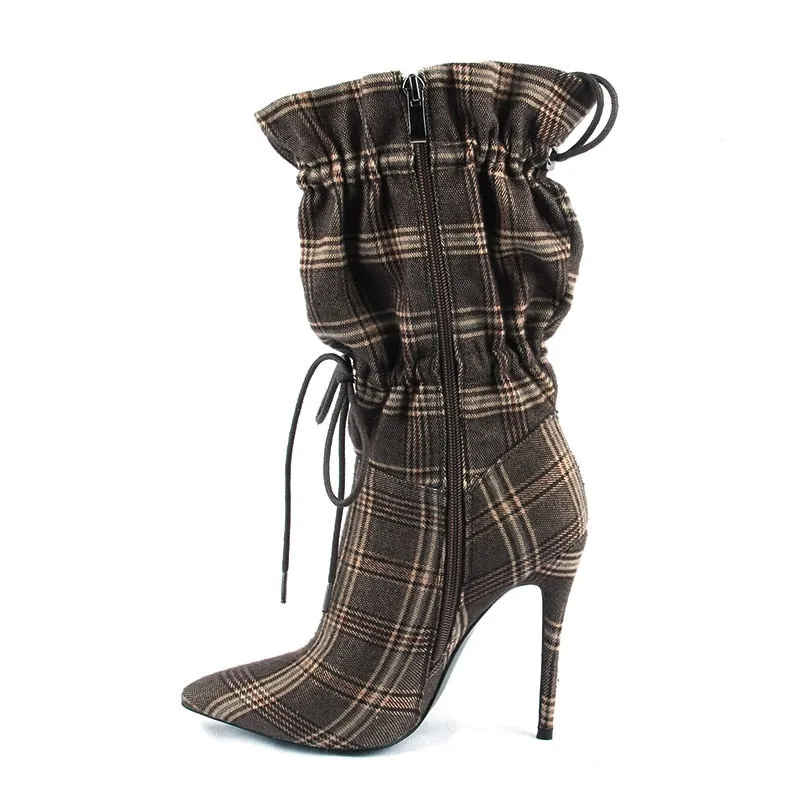 Kadence Drawstring Mid Ankle Boots - 5 Colors
