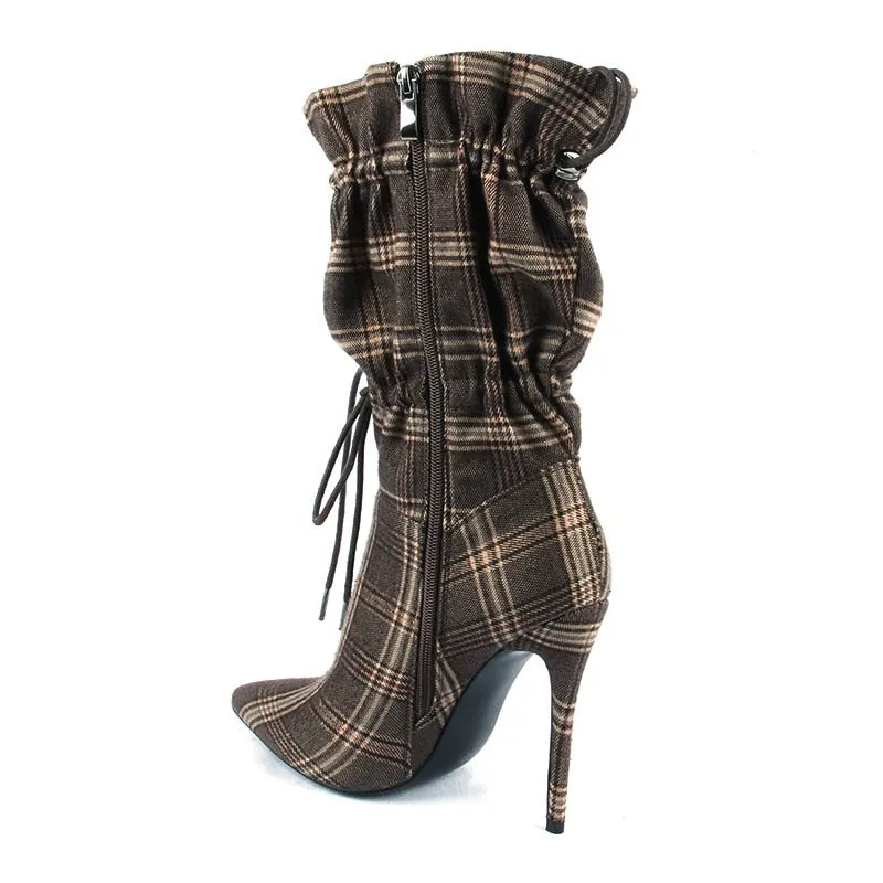 Kadence Drawstring Mid Ankle Boots - 5 Colors
