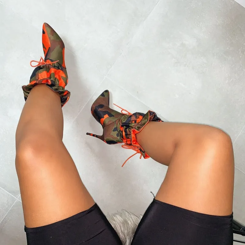 Kadence Drawstring Mid Ankle Boots - 5 Colors
