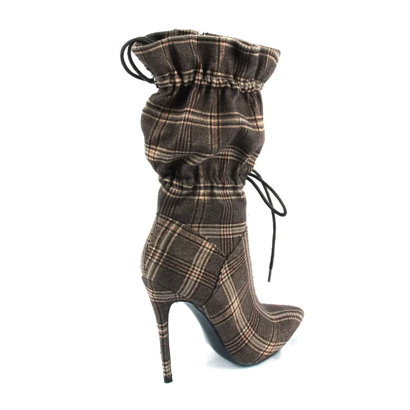 Kadence Drawstring Mid Ankle Boots - 5 Colors