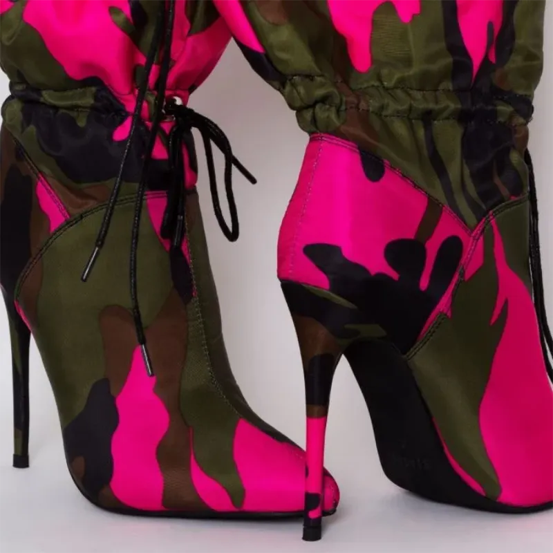 Kadence Drawstring Mid Ankle Boots - 5 Colors