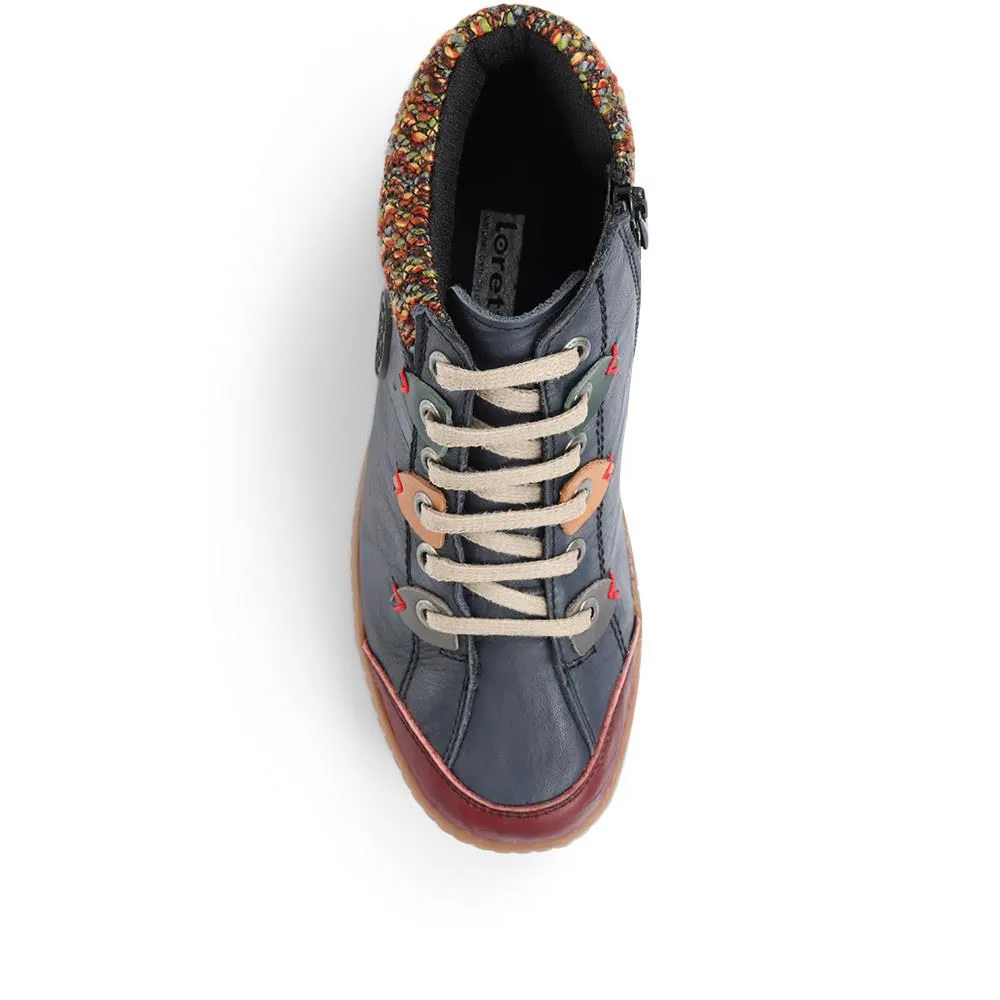 Leather Ankle Boots - HAK32013 / 319 262