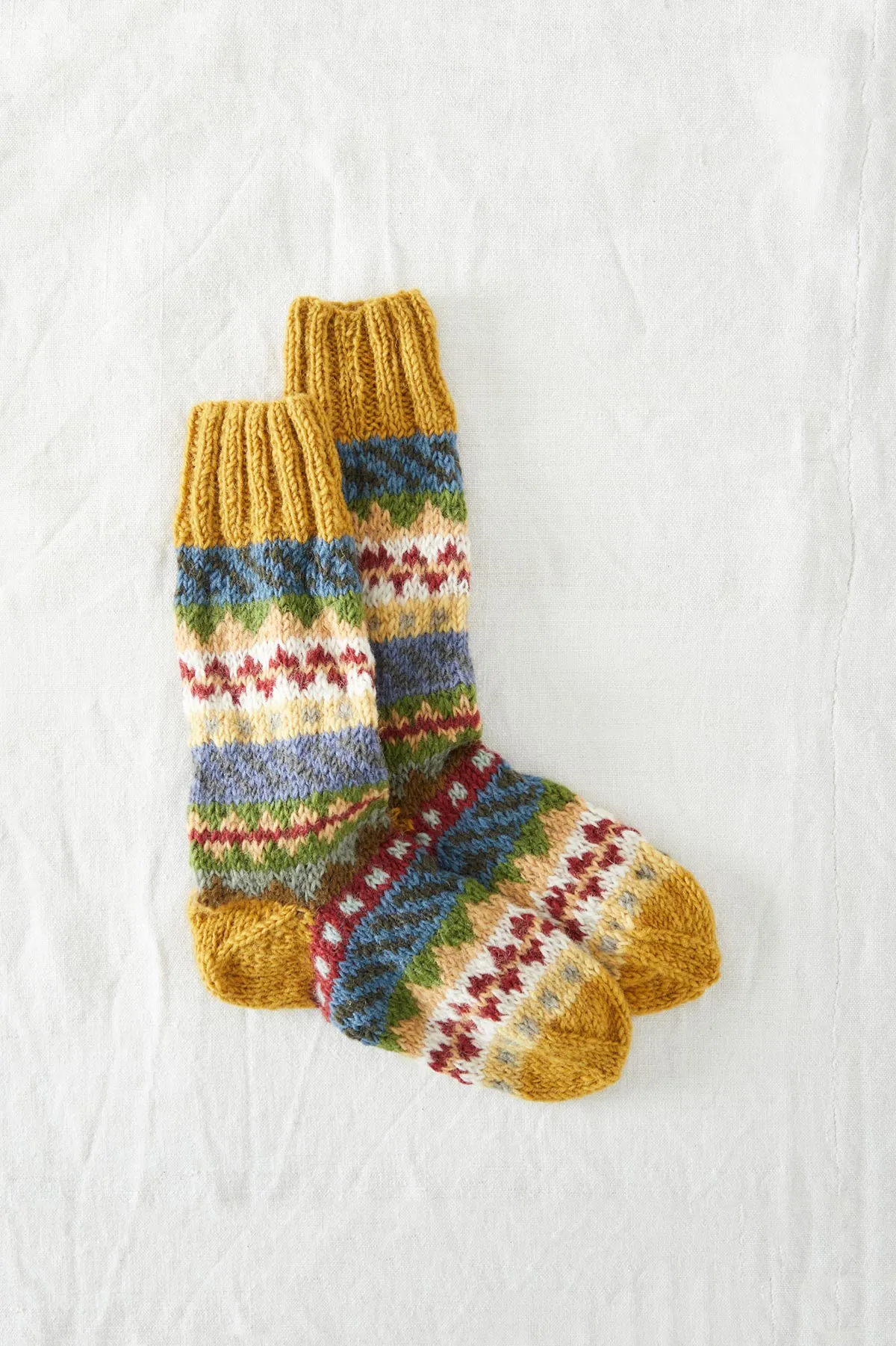 Luga Unisex Nordic Knit Socks Eco Waste Wool