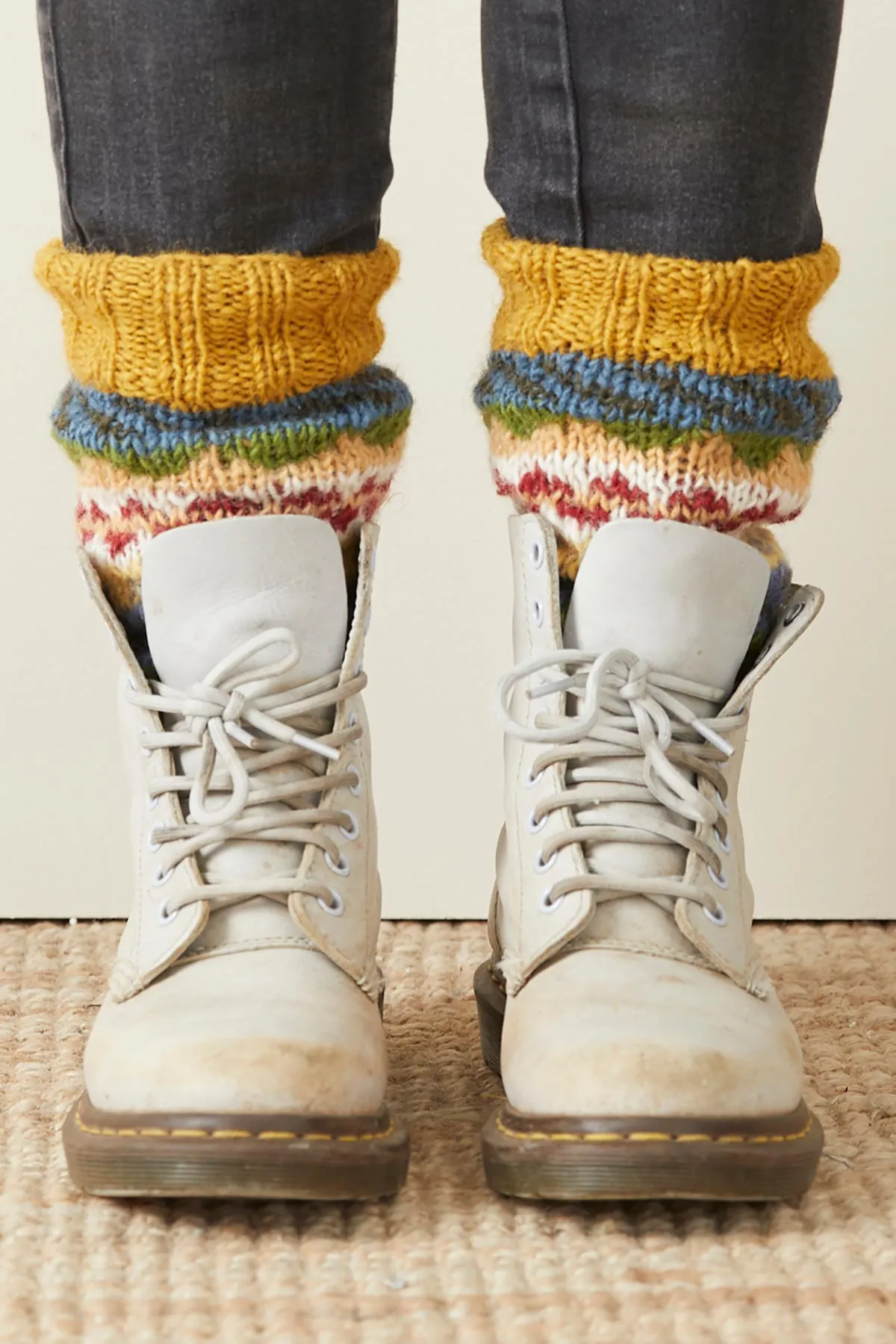 Luga Unisex Nordic Knit Socks Eco Waste Wool