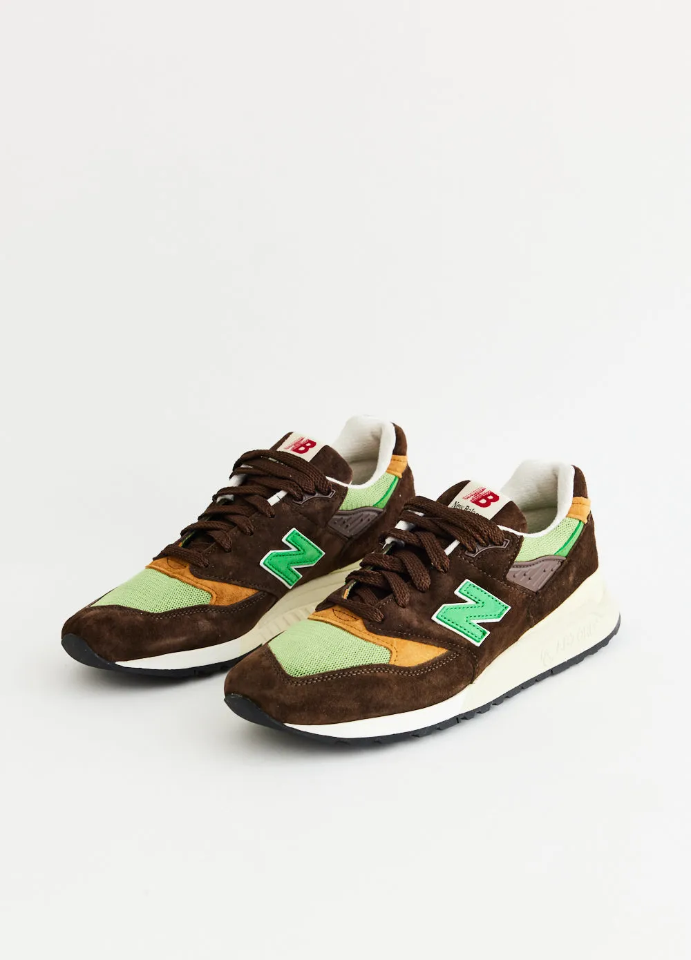 MADE in USA 998v1 'Brown Green' Sneakers