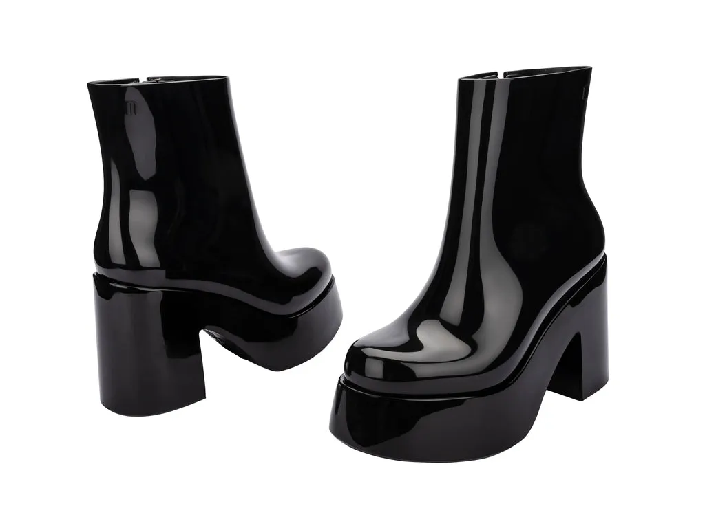 Melissa Nubia II AD Black High Top Ankle Boots