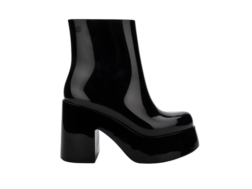Melissa Nubia II AD Black High Top Ankle Boots