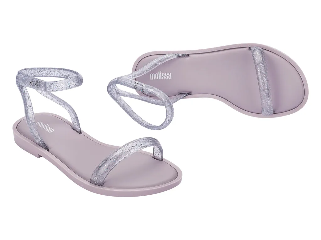 Melissa Wave Ad Flat Strappy Lilac Sandal For Women