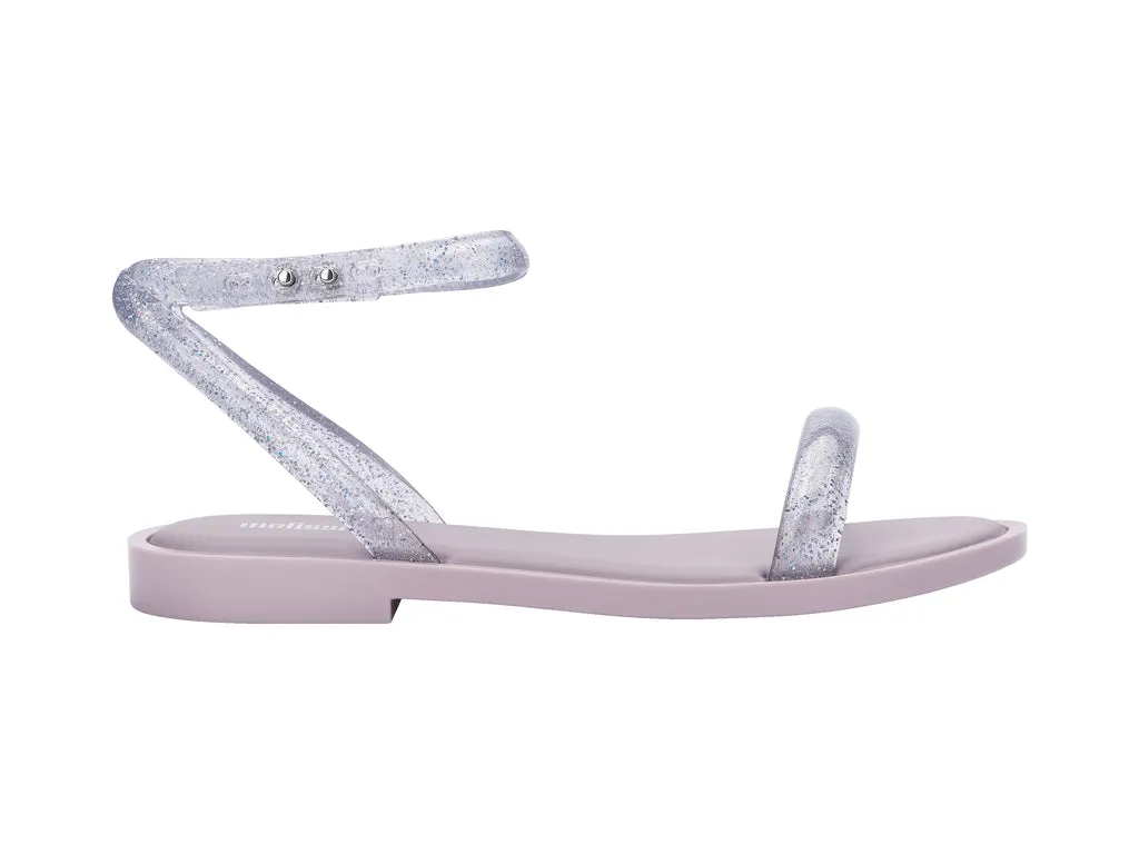 Melissa Wave Ad Flat Strappy Lilac Sandal For Women