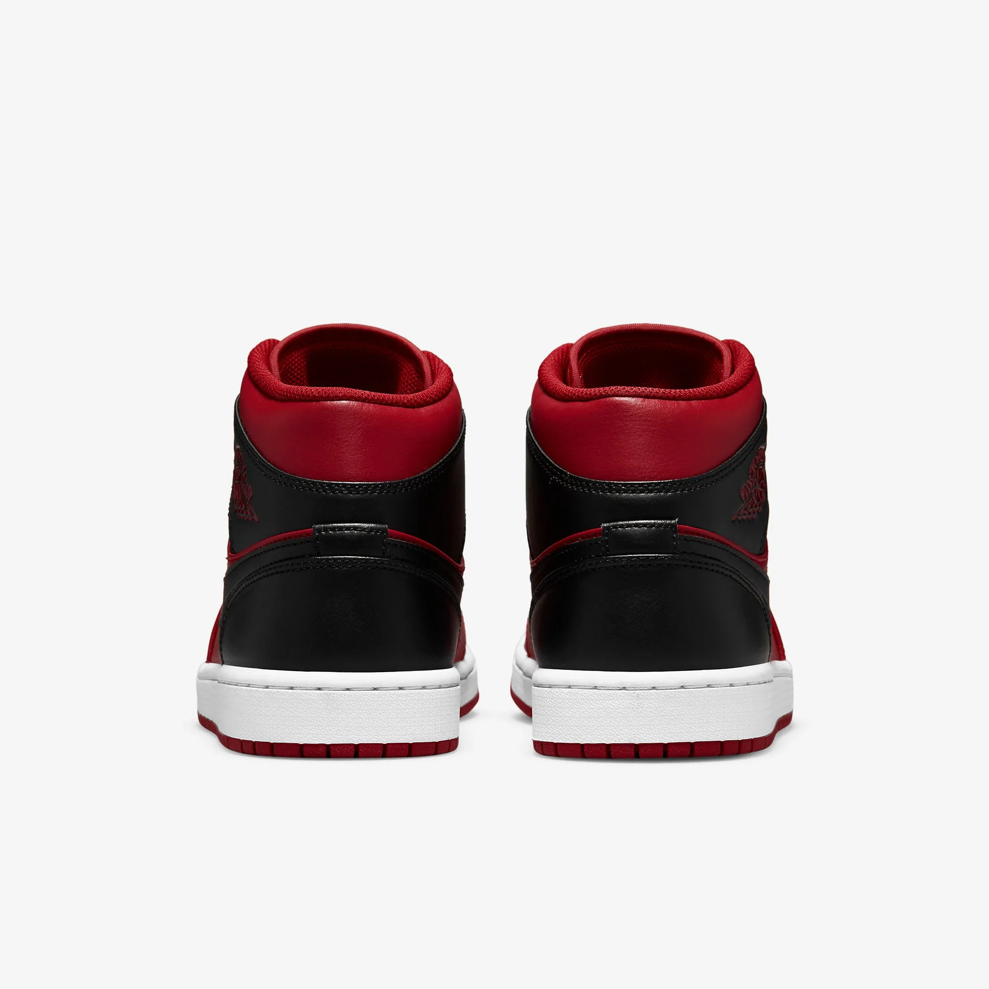 Men's Air Jordan 1 Mid "Reverse Bred" 2021 (Gym Red/Black)(554724-660)