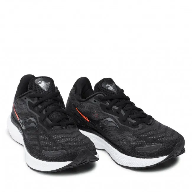 Mens Saucony Triumph 19 Shoes Black / White