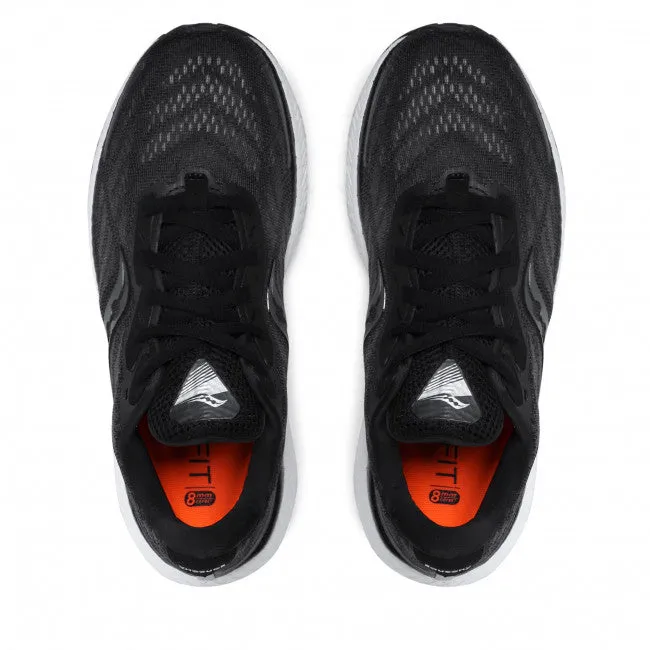 Mens Saucony Triumph 19 Shoes Black / White