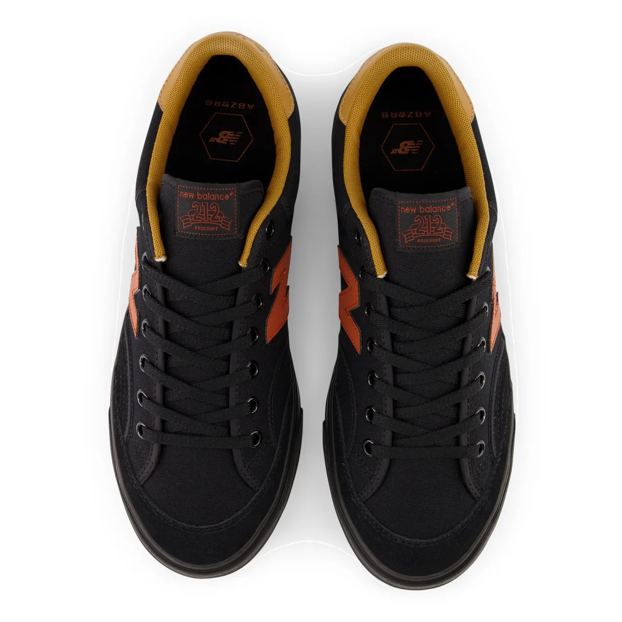 New Balance Numeric Men's 212 Pro Court Black Rust Oxide Shoes