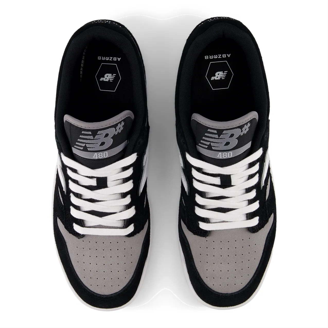 New Balance Numeric Men's 480 White Black Shoes