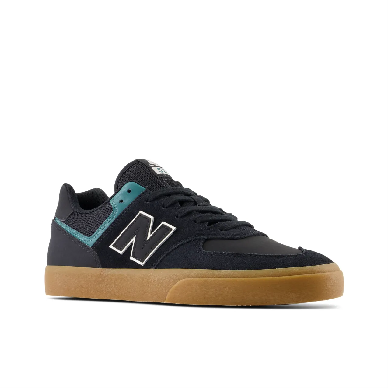 New Balance Numeric Men's 574 Vulc Black Teal Shoes