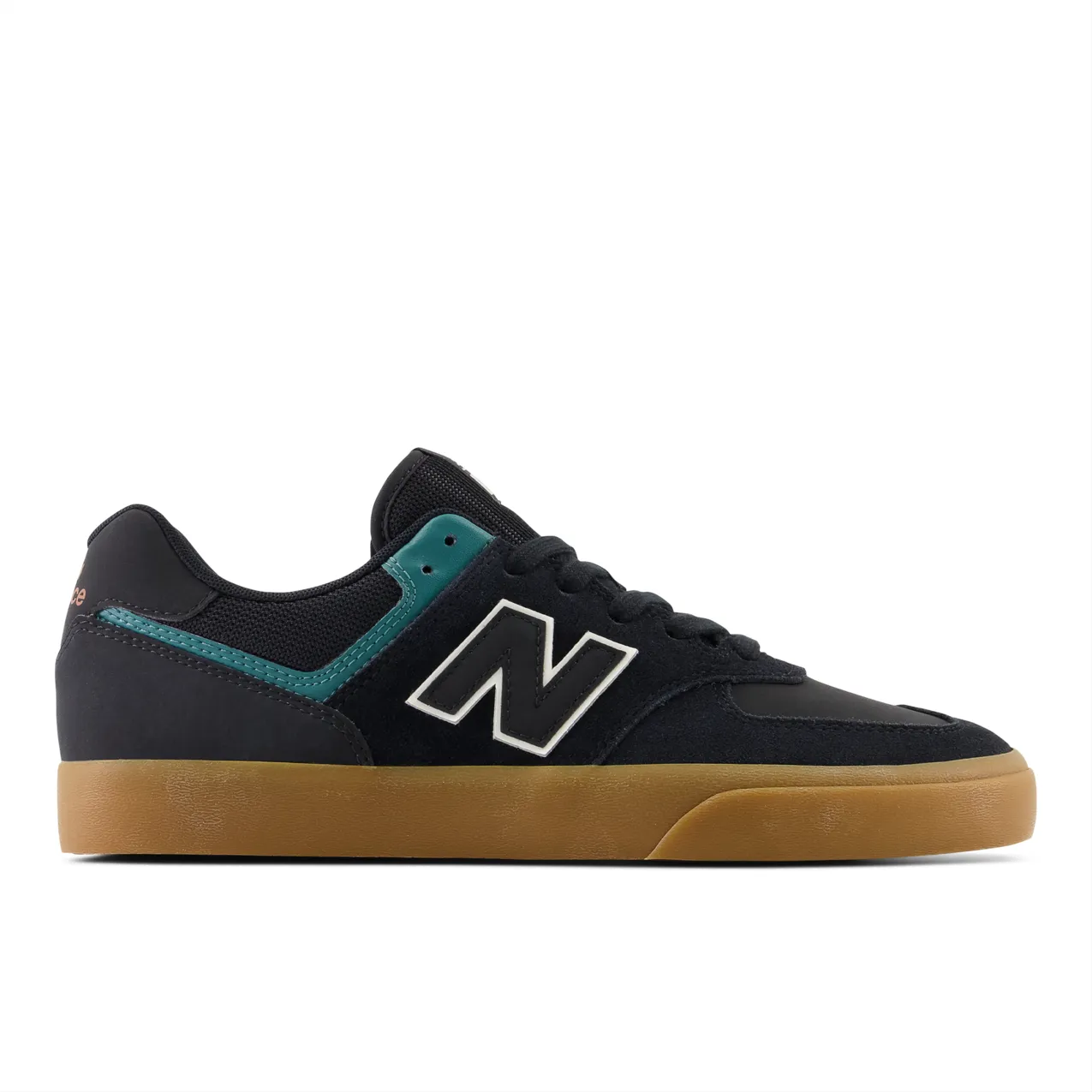 New Balance Numeric Men's 574 Vulc Black Teal Shoes