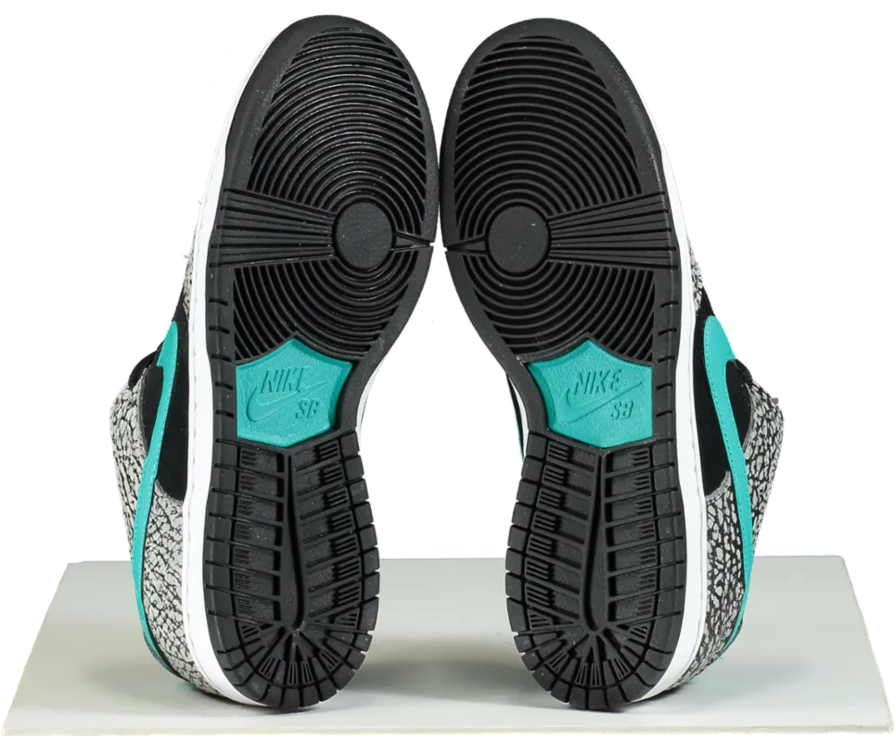 Nike BQ6817 Grey/Clear Jade-Black Dunk Low Pro Trainers UK 6.5 👟