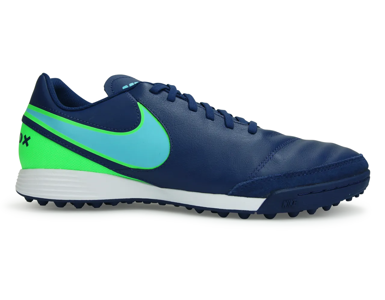 Nike Men's TiempoX Genio II Turf Shoes Costal Blue/Polarized Blue/Rage Green