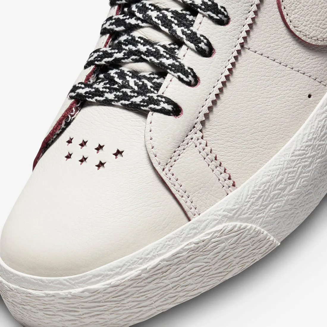Nike SB - Blazer Mid QS Shoes | Sail White Dark Beetroot (Welcome Skateboarding)