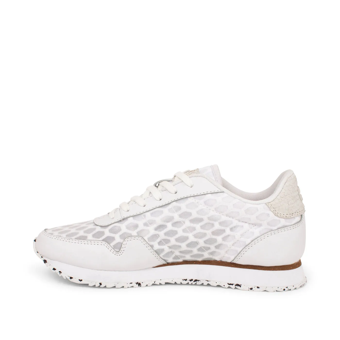 Nora III Mesh Leather - Bright White