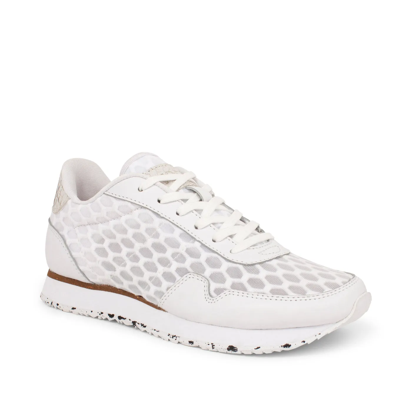 Nora III Mesh Leather - Bright White