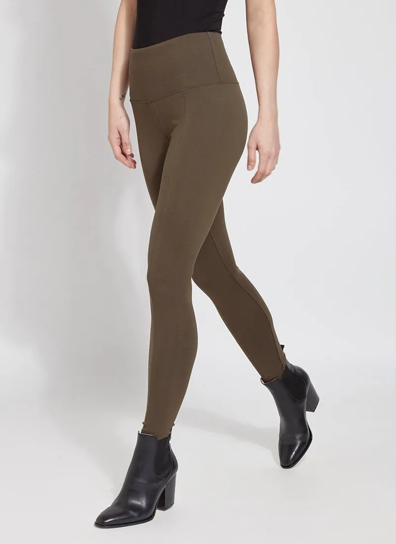 Online Exclusive | Lysse Signature Center Seam Ankle Length Leggings in Olive Green