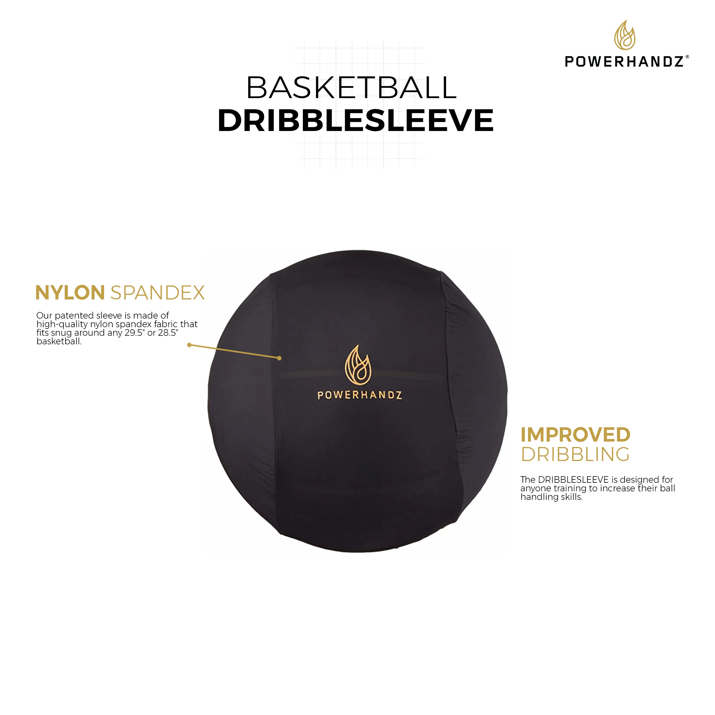 POWERHANDZ Basketball Dribble Sleeve- 10% off (Discount Code: POWER10)