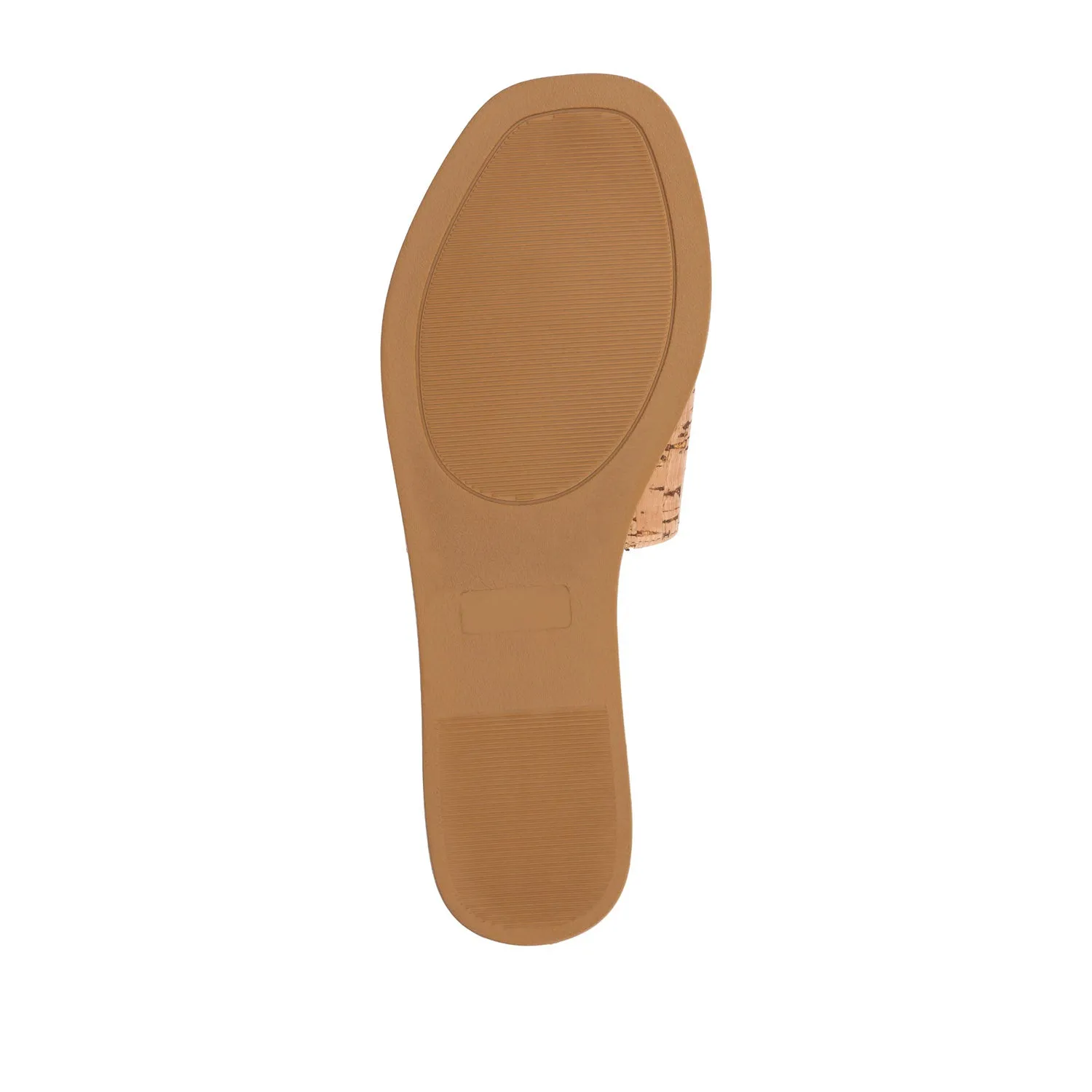 PRISILLA SLIDE SANDALS IN STATEMENT IN WIDE