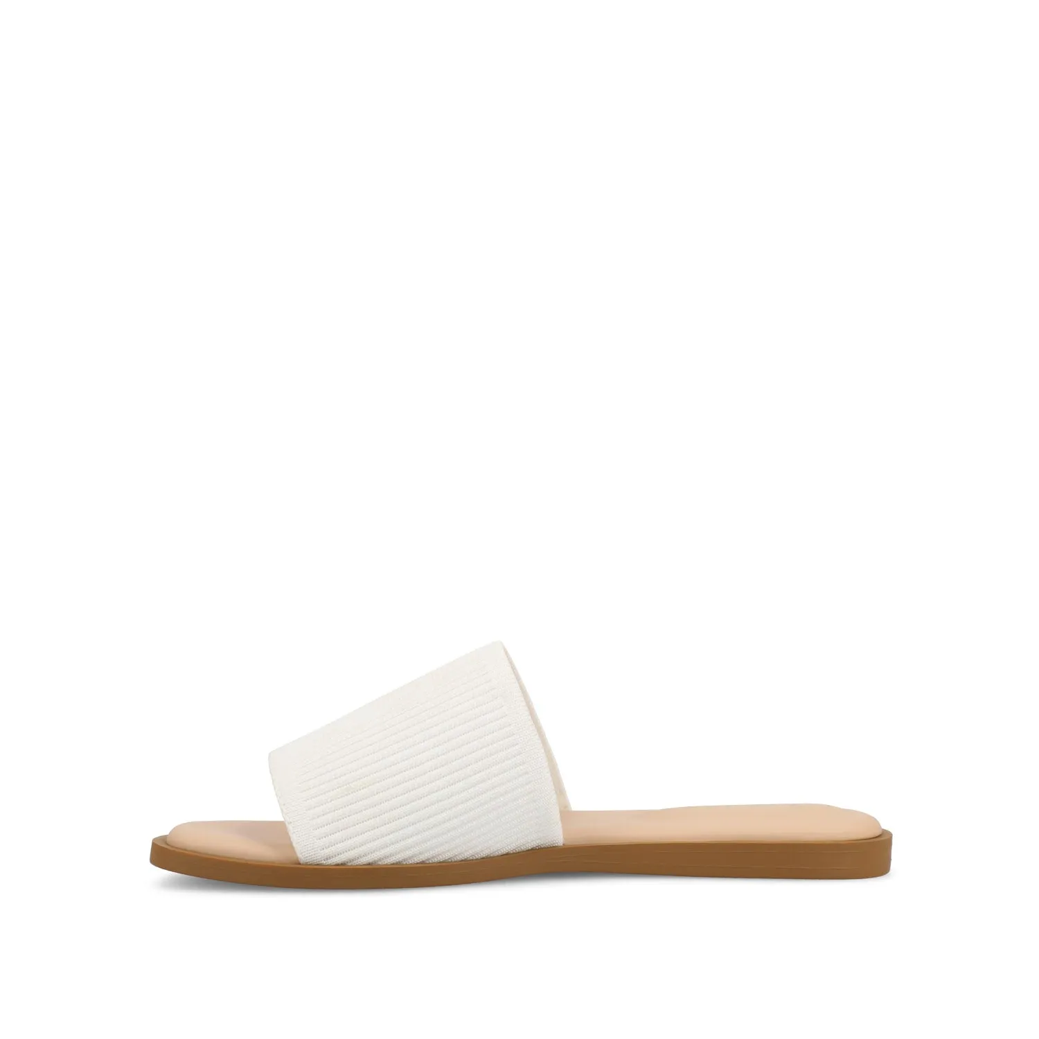 PRISILLA SLIDE SANDALS IN STATEMENT IN WIDE
