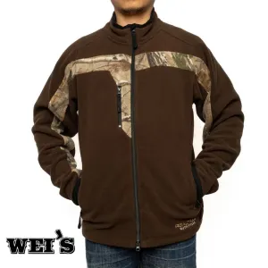 Real Tree Outfitters Unisex Full Zip Fleece Jacket with Camo Design