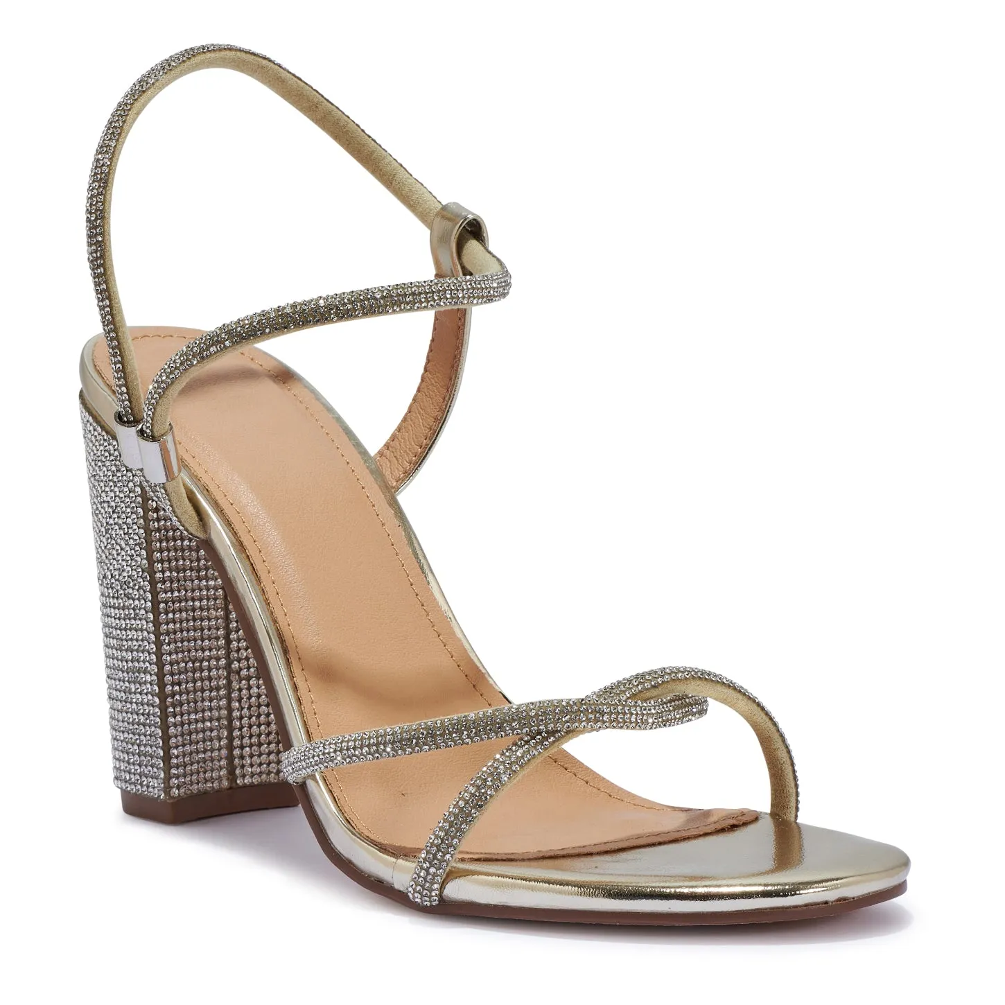 REEVES2 DIAMANTE BLOCK HEEL SANDAL