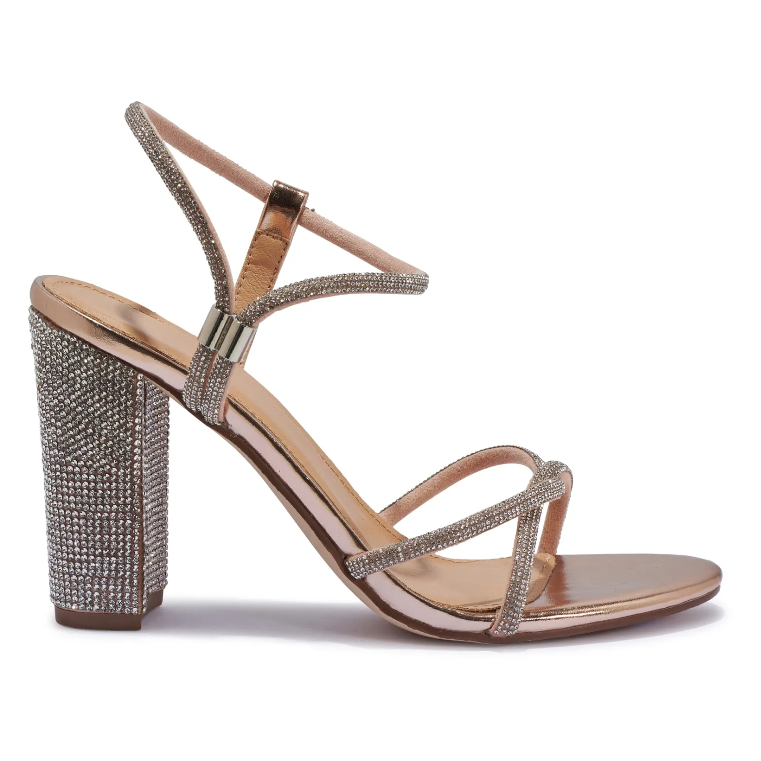 REEVES2 DIAMANTE BLOCK HEEL SANDAL