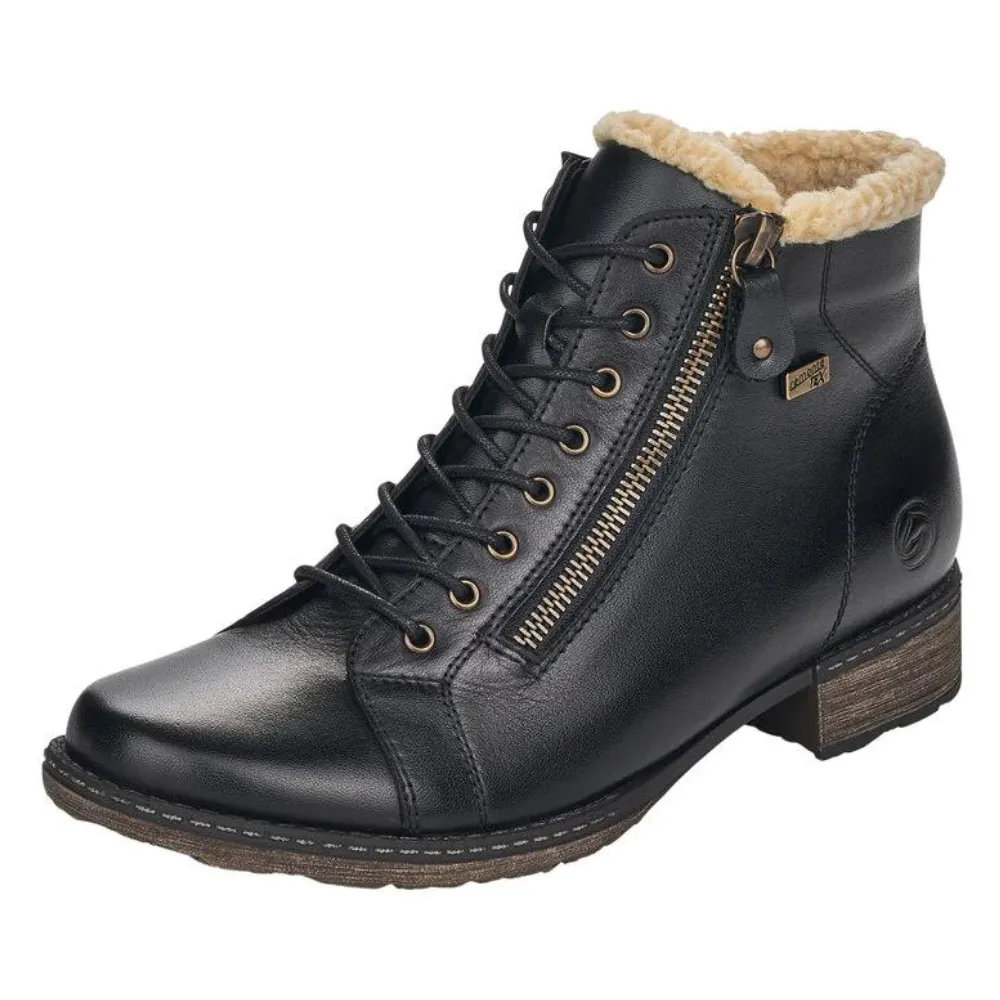 Remonte D4372 Chandra 72 Black/Beige Bootie (Women's)