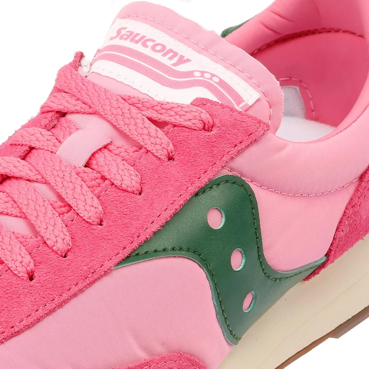 Saucony Trainer 80 Pink/Forest Trainers