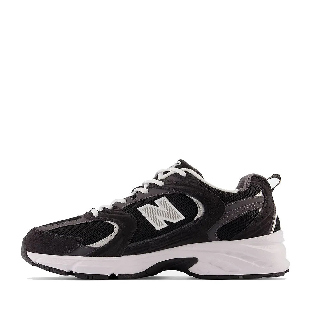 Scarpe Running NEW BALANCE Sneakers 530 in Tessuto Sintetico e Mesh colore Black Magnet e Silver