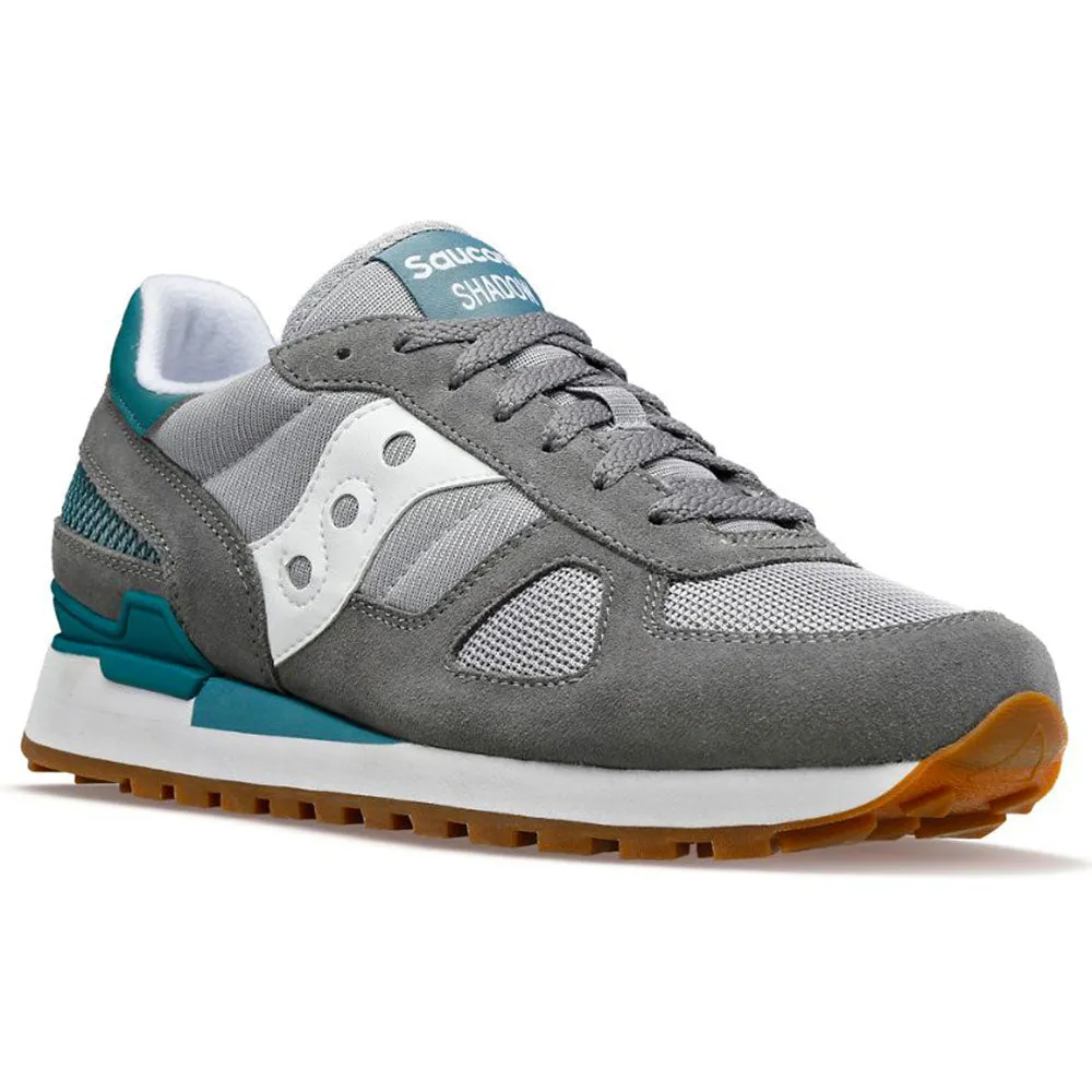 Scarpe Uomo Saucony Sneakers Shadow Original Grey - White