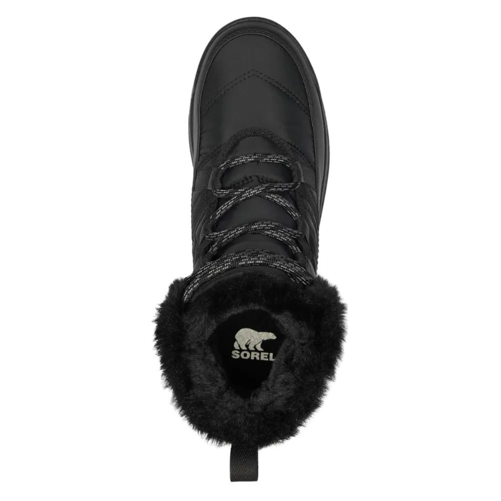 Sorel Whitney II Plus Waterproof Black/Quarry Lace Boot (Women's)