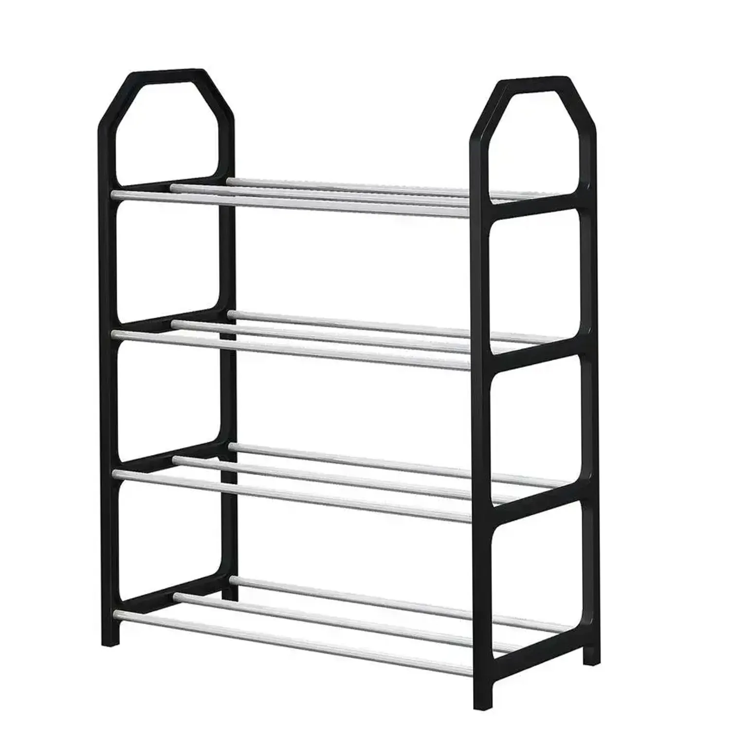 Space-saving 4-Layer Folding Shoe Rack (1 Pc)