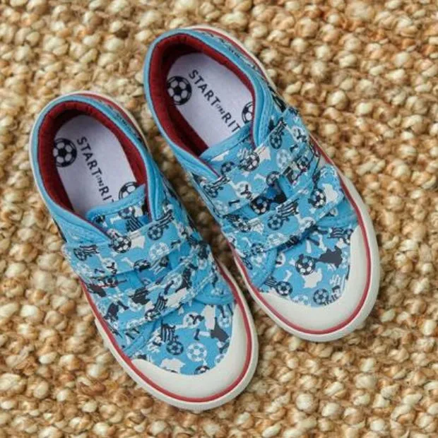 Start rite Kickabout Blue Football Canvas