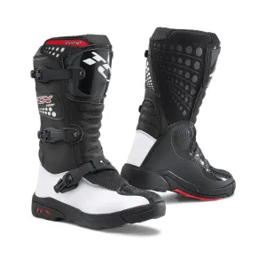 TCX COMP KID MOTOCROSS BOOTS BLACK/WHITE 2020