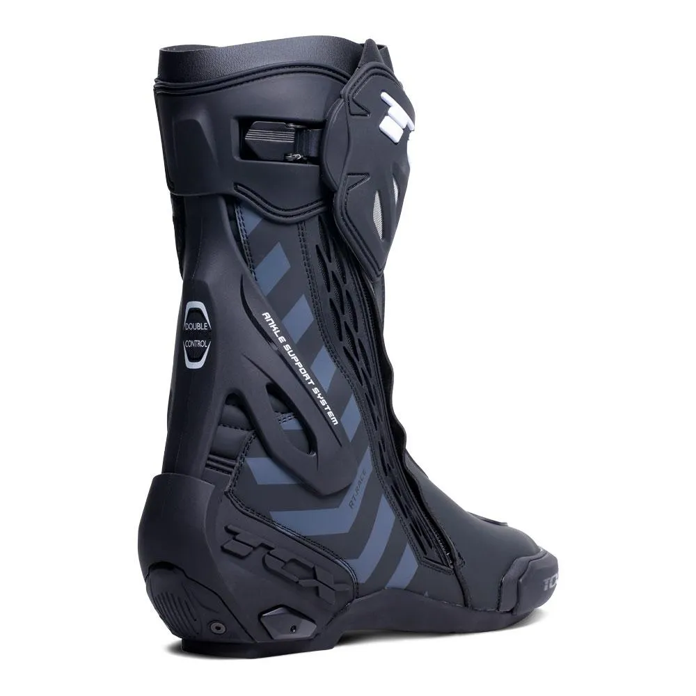 TCX RT-RACE PRO MOTOCROSS BOOTS BLACK/DARK GREY