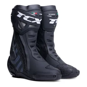 TCX RT-RACE PRO MOTOCROSS BOOTS BLACK/DARK GREY