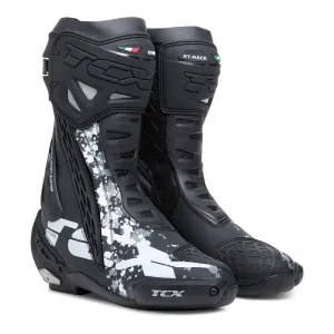 TCX RT-RACE PRO MOTOCROSS BOOTS BLACK/WHITE/GREY